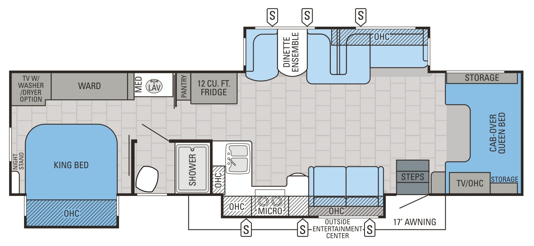 2016 Jayco Seneca 37TS Floor Plan