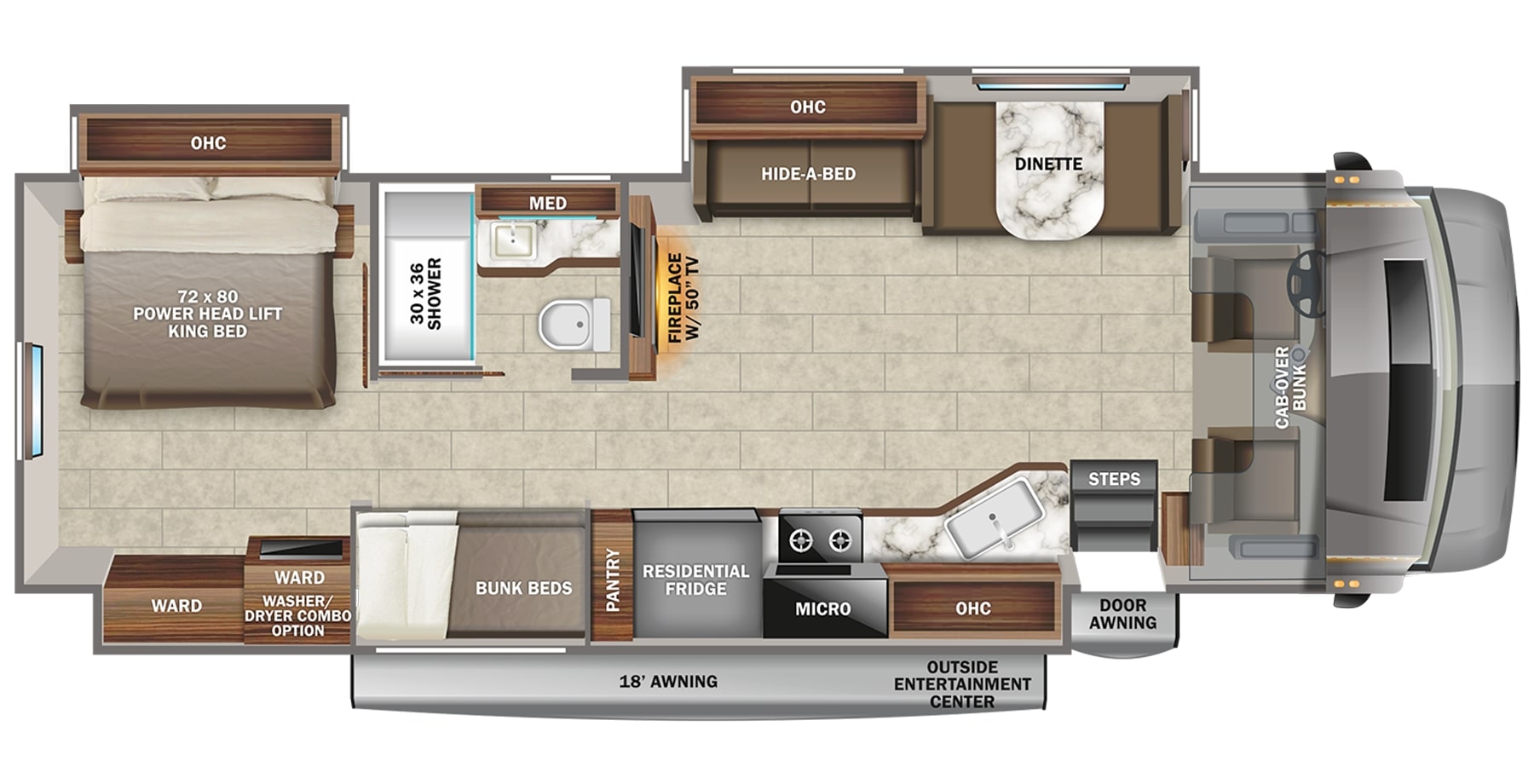 2022 Jayco Seneca 37L Floor Plan