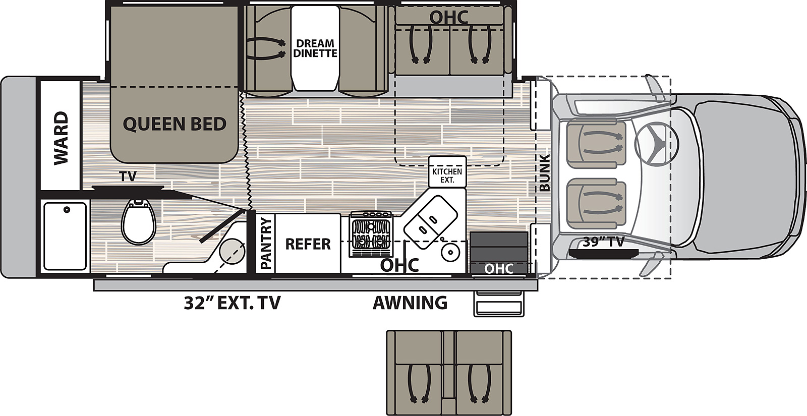 2021 Dynamax Isata 5 30FW Floor Plan