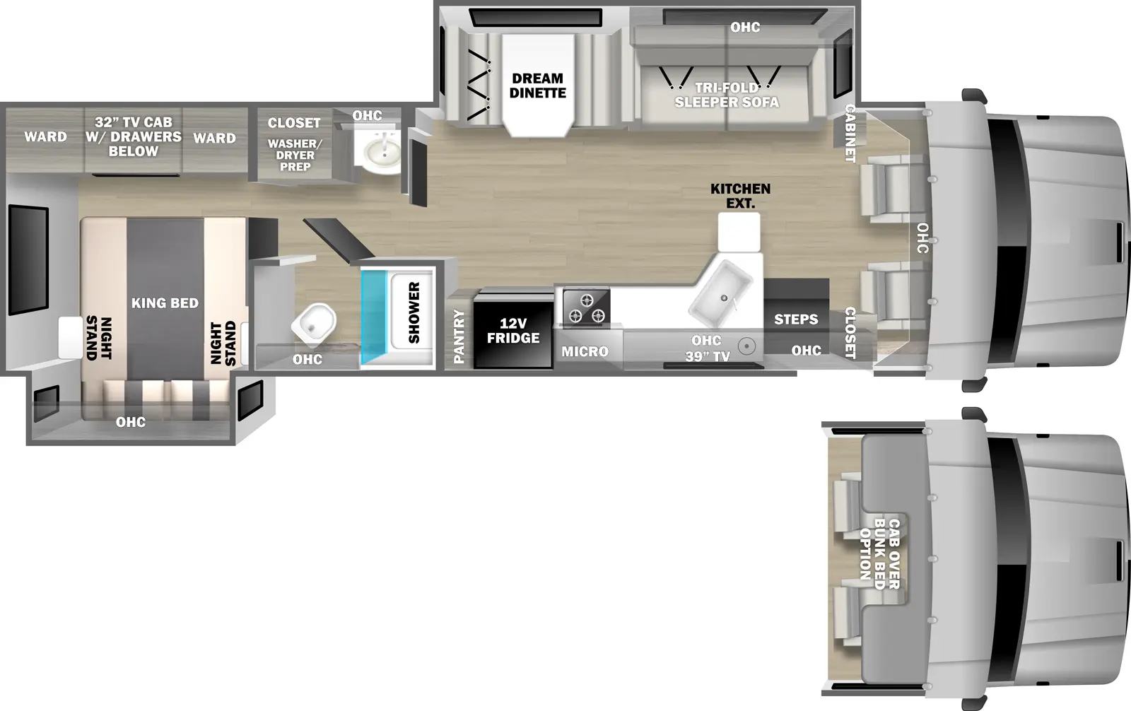 2026 Dynamax Europa 34SS Floor Plan