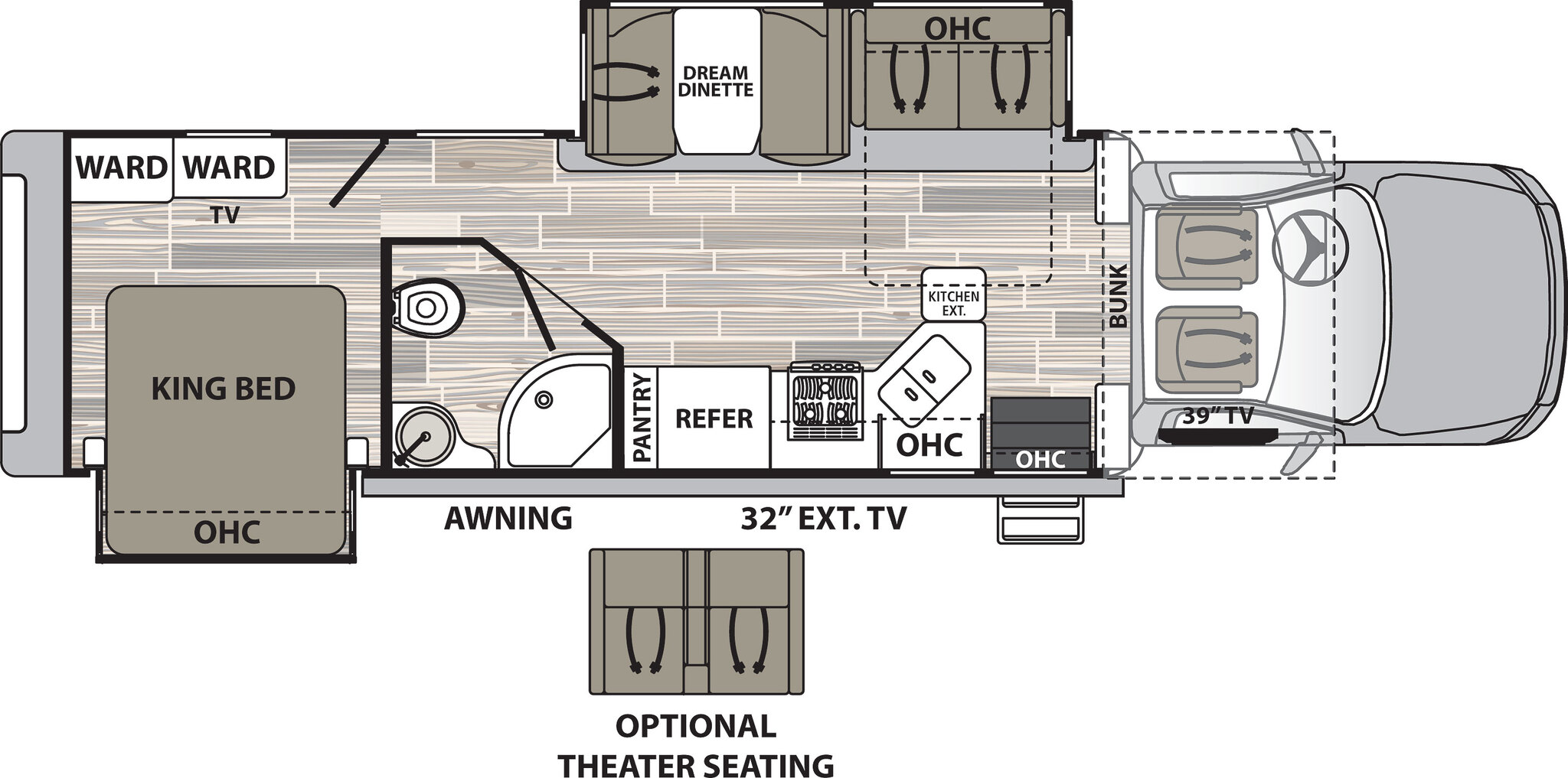 2020 Dynamax Isata 5 4x4 36DS Floor Plan