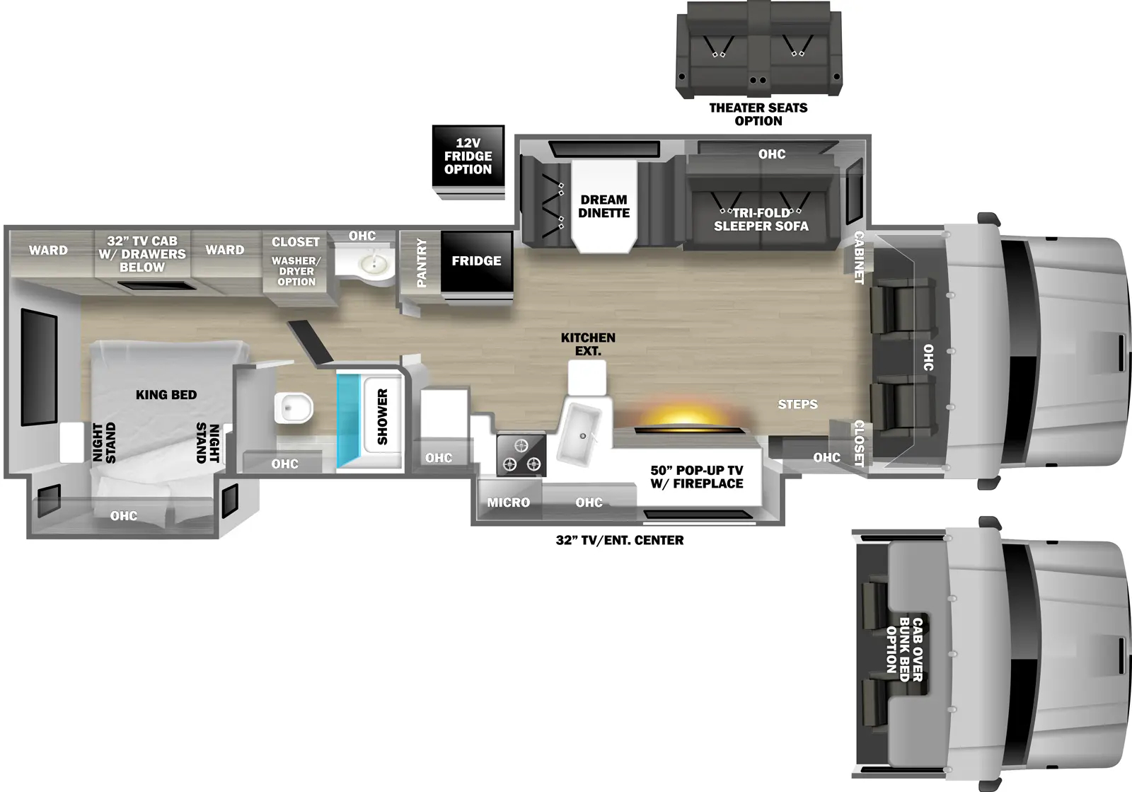 2026 Dynamax DX3 37TS Floor Plan
