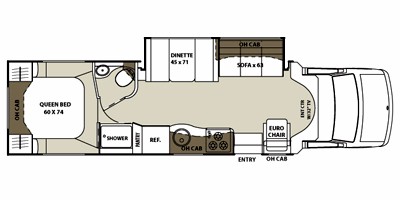 2011 Coachmen Concord 301SS Floor Plan